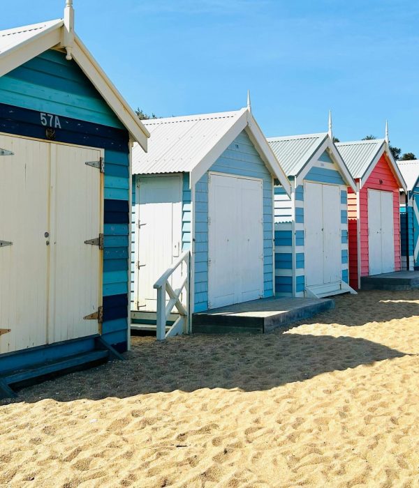 Brighton Beach Bathing Boxes